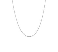 KUZZOI Herren Basic Kordelkette Gedreht Fein 925 Silber 45