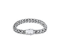 KUZZOI Herren Glieder Basic Kastenverschluss 925er Silber 19