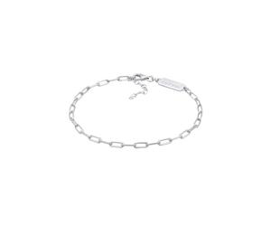 KUZZOI Herren Gliederkette Oval 925 Silber silberfarben
