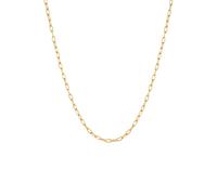 KUZZOI Herren Gliederkette Oval Basic Fein 925 Silber 50