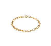 KUZZOI Herren Gliederkette Oval Massiv Basic 925 Silber 19