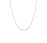 Kuzzoi Herren Halskette 925 Sterling Silber oxidiert - Runde Kordelkette 2 mm - Massive Silber Herrenkette ohne Anhänger - Gedrehte Optik - Länge 55 cm