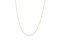 Kuzzoi Herren Halskette Twist Kette (1.1 mm) in 925 Sterling Silber Vergoldet Kette für Anhänger für Mann und Frau Länge: 45 cm