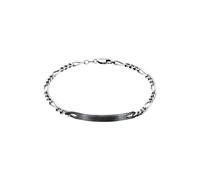 KUZZOI Herren ID Platte Figaro Klassisch 925 Silber 19