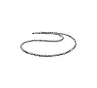 KUZZOI Herren Königskette Oxidiert Basic 925 Silber 50