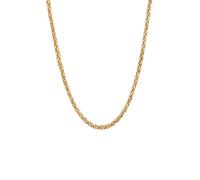 Kuzzoi Halskette Herrenschmuck Königskette Oxidiert 925 Silber, gold Gold
