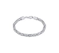 KUZZOI Herren Königskette Rund 925 Silber 19