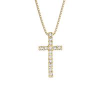 KUZZOI Herren Kreuz Religion 925 Silber, mit Kristallen von Swarovski® 60