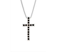 KUZZOI Herren Kreuz Religion 925 Sterling Silber, mit Kristallen von Swarovski® 50