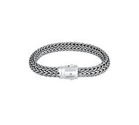 KUZZOI Herren Panzerarmband Basic Cool Unisex 925 Silber 21