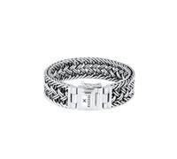 KUZZOI Herren Panzerarmband Kastenverschluss 925er Silber 23