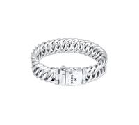 KUZZOI Herren Panzerkette Kastenverschluss 925 Silber 23