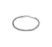 KUZZOI Herren Panzerkette Massiv Basic Piece 925 Silber 19