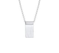 KUZZOI Herren Rechteck Platte Münze 925 Silber 55