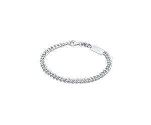 KUZZOI Herren Rundpanzer Massiv 925 Silber 21