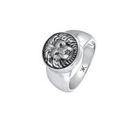 Kuzzoi Siegelring »Herren Siegelring Löwe Prächtig 925 Silber« SIZE,60 mm|62 mm|64 mm|66 mm