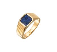 KUZZOI Herren Siegelring Sodalith Quadrat 925 Silber 62