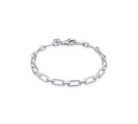 Kuzzoi Herren Silber Armband Gliederkette (6 mm) 925 Sterling Silber mit Karabinerverschluss für den Mann, Silberarmband Länge 19cm