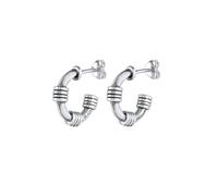 KUZZOI Ohrringe Herren Stecker Creolen Vintage 925 Silber Home & Lifestyle Ohrring Produkte (1.0 st)