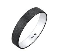 Kuzzoi Herrenring (4.5 mm) Massiv Handgefertigt, Bandring für Männer aus 925 Sterling Silber, Ehering Verlobungsring Freundschaftsring, Basic Herren Ring poliert, Ringgröße 54, 0609421521_54