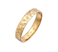 Silberring KUZZOI "Bandring Herrenring Freundschaftsring 925 Silber" Fingerringe Gr. 60 mm, ohne Stein, Silber 925 (Sterlingsilber), 4 mm, goldfarben (gold) Herren (23295956-60) gold