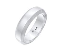 Kuzzoi Herrenring (7 mm) Massiv Handgefertigt, Bandring für Männer aus 925 Sterling Silber, Ehering, Verlobungsring, Freundschaftsring, Unisex Herren Ring poliert, Ringgröße 62, 0610261521_62