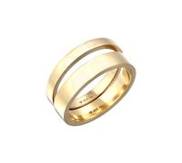 KUZZOI - Herrenring 925 Sterling Silber 2er Set Casual Look Herrenschmuck