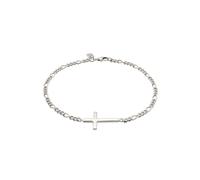 KUZZOI Kreuz Figarokette 925 Sterling Silber 19 Herren