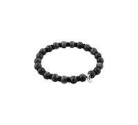 KUZZOI Lavakite Perlen Grau 925 Sterling Silber 19 Herren
