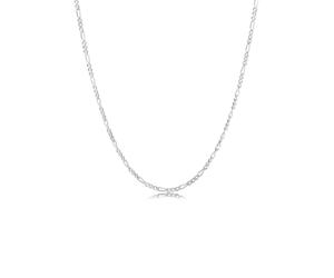 KUZZOI Männer Figarokette Massiv Oxidiert 925 Silber 50 Herren