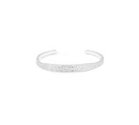 Kuzzoi Massiver Silber Armreif Männer 925 Silber gehämmert Herren