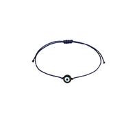 KUZZOI Nylon Textilarmband Evil Eye Glas Bead Blau Herren