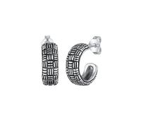 KUZZOI Ohrstecker Creolen Vintage 925 Sterling Silber OneSize Herren