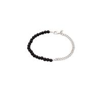 KUZZOI Panzerkette Lava Schwarz 925 Sterling Silver 19 Herren