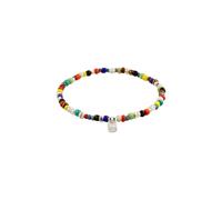 KUZZOI Perlen Synthetischer Achat Howlite Schwarz 925 Sterling Silber 19 Herren