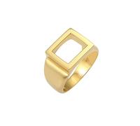 KUZZOI Siegelring Herren Rechteckig 925 Silber 62
