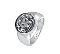 Kuzzoi Siegelring »Herren Siegelring Löwe Prächtig 925 Silber« SIZE,60 mm|62 mm|64 mm|66 mm