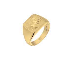 KUZZOI Siegelring Pferd 925 Sterling Silber 64 Herren