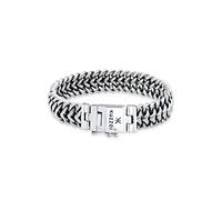 KUZZOI Herren Armband 'Twisted' silber, Größe 20, 4122932 Silber 20