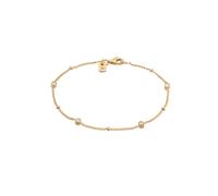 KUZZOI Silber Kugel Weiß 925 Sterling Silber, mit Kristallen von Swarovski® goldfarben Herren
