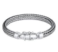 KUZZOI Herren Armband silber, Größe 19, 4123427 Silber 19