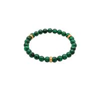 KUZZOI synthetischer Malachit Bead 925er Silber oxidiert 19 Herren