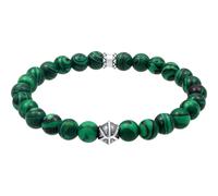 KUZZOI Armband Herren Oxidiert Achat Malachit Look 925er Silber Home & Lifestyle Produkte (1.0 st)