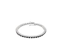 KUZZOI Tennisarmband Zirkonia Weiß 925 Sterling Silber 19 Herren