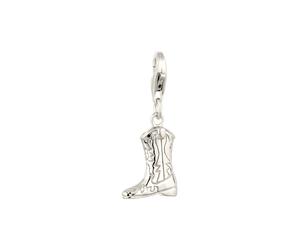 KUZZOI Westernstiefel Cowboy 925 Sterling Silber silberfarben Herren