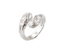 KUZZOI Wickelring Gehämmert 925 Sterling Silber 62 Herren
