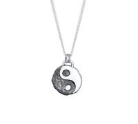 KUZZOI Yin Yang Harmonie Freundschaft 925 Silber 55 Herren
