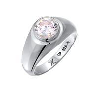 KUZZOI Zirkonia Weiß Diamantschliff 925 Sterling Silber Unisex 56 Herren
