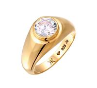 KUZZOI Zirkonia Weiß Diamantschliff 925 Sterling Silber Unisex 64 Herren