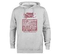 Kwantees Morbid Angel Unisex Grauer Hoodie Umweltfreundliche Kapuzenjacke